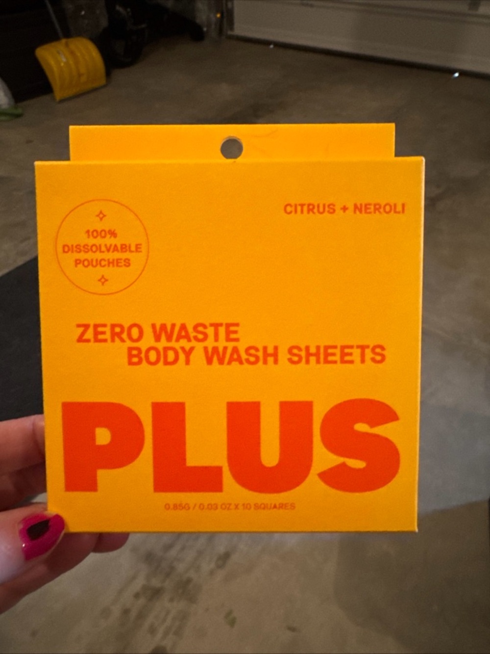 Zero Waste Citrus + Neroli Body Wash Sheets — Orange